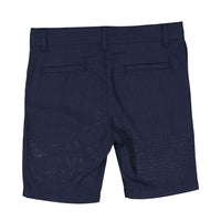 Belati Navy Linen Bermudas