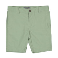 Belati Green Linen Bermudas