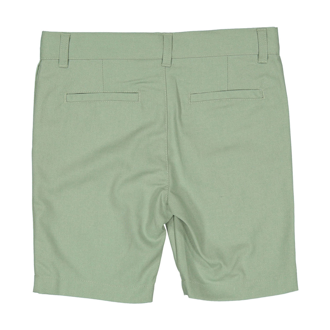 Belati Green Linen Bermudas