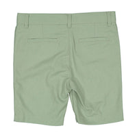 Belati Green Linen Bermudas