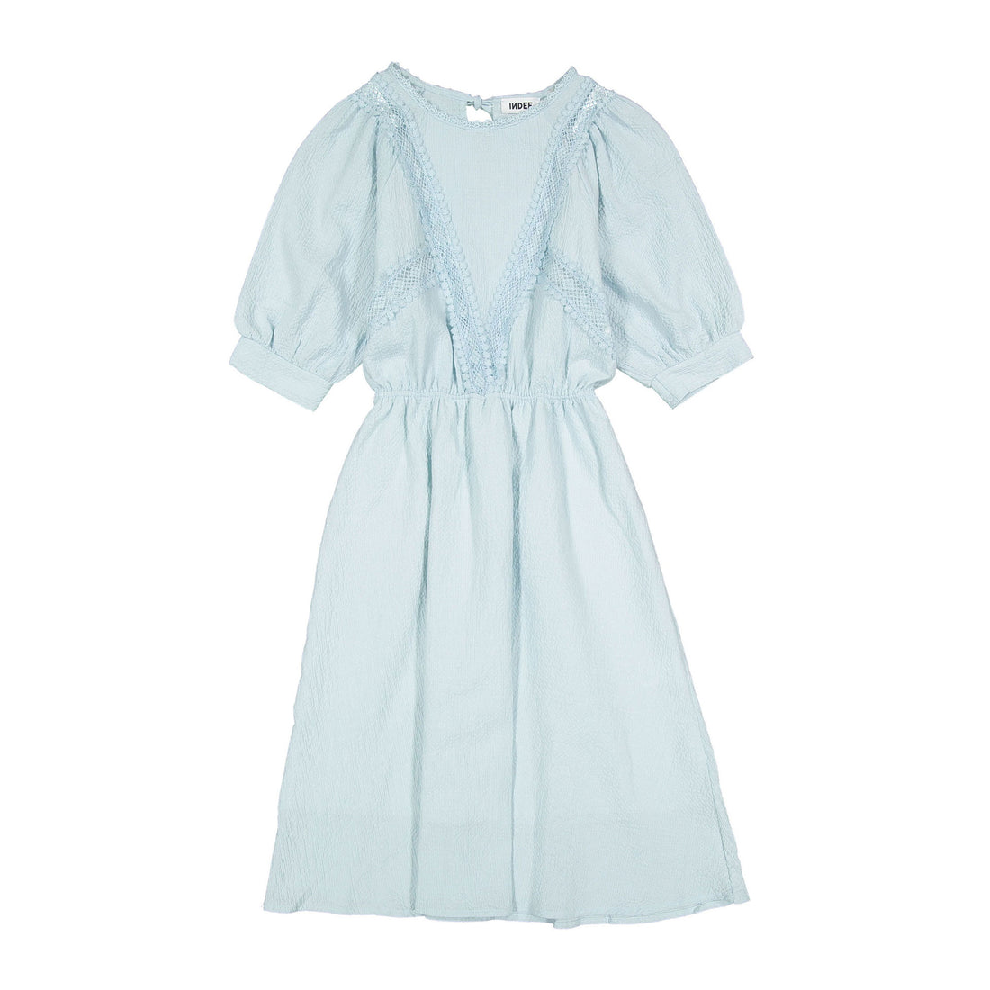 Indee Ionic Blue Lace Long Dress