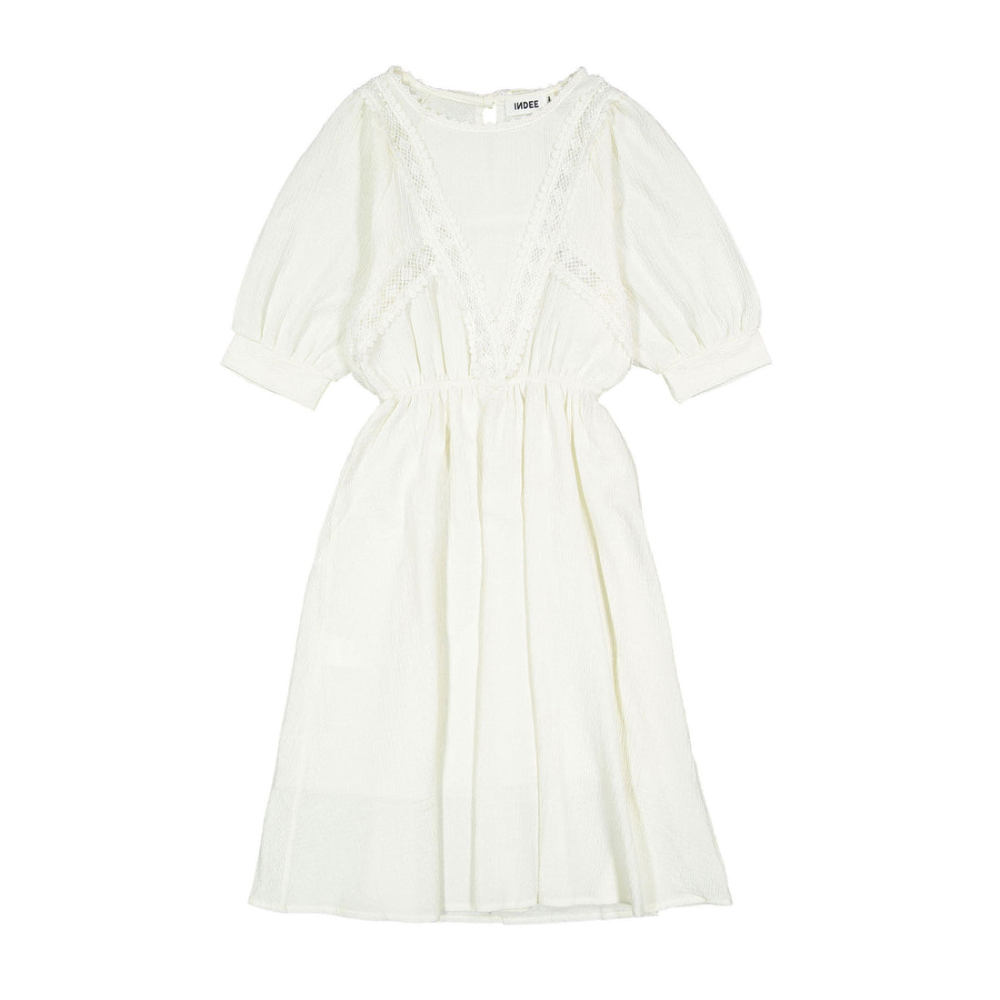 Indee Off White Lace Long Dress