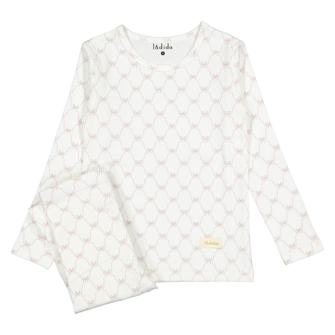 Ladida Layette Pink Bow Pajamas
