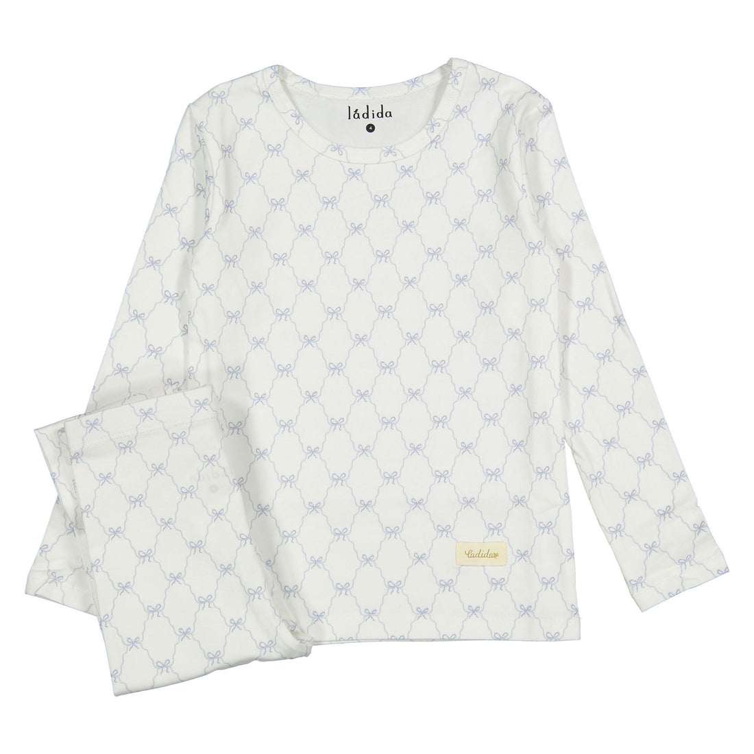 Ladida Layette Blue Bow Pajamas