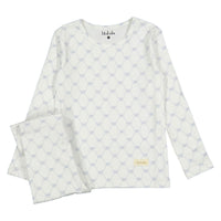 Ladida Layette Blue Bow Pajamas