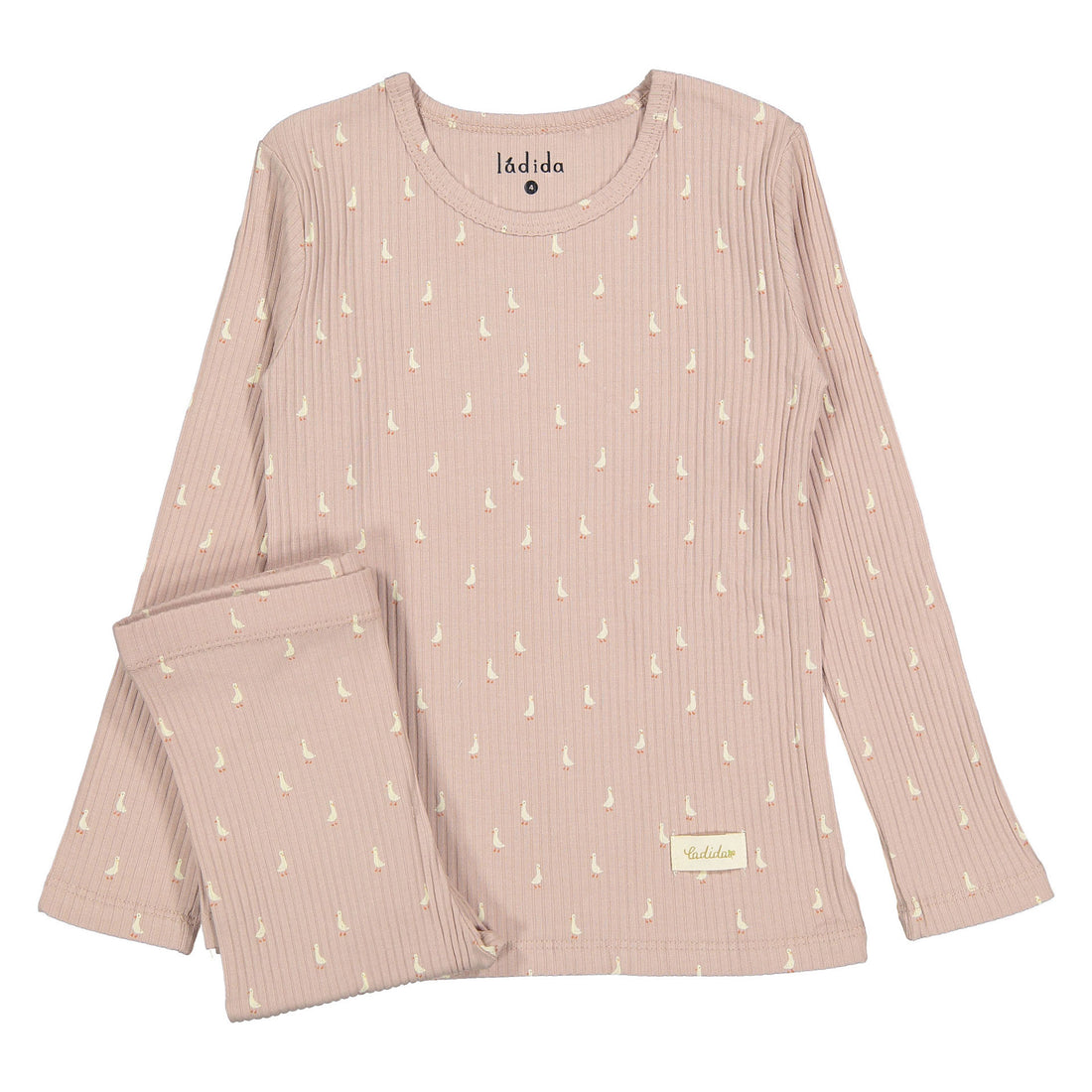 Ladida Layette Pink Goose Pajamas