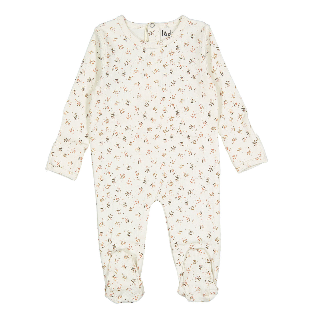 Ladida Layette Mauve Cherry Footie