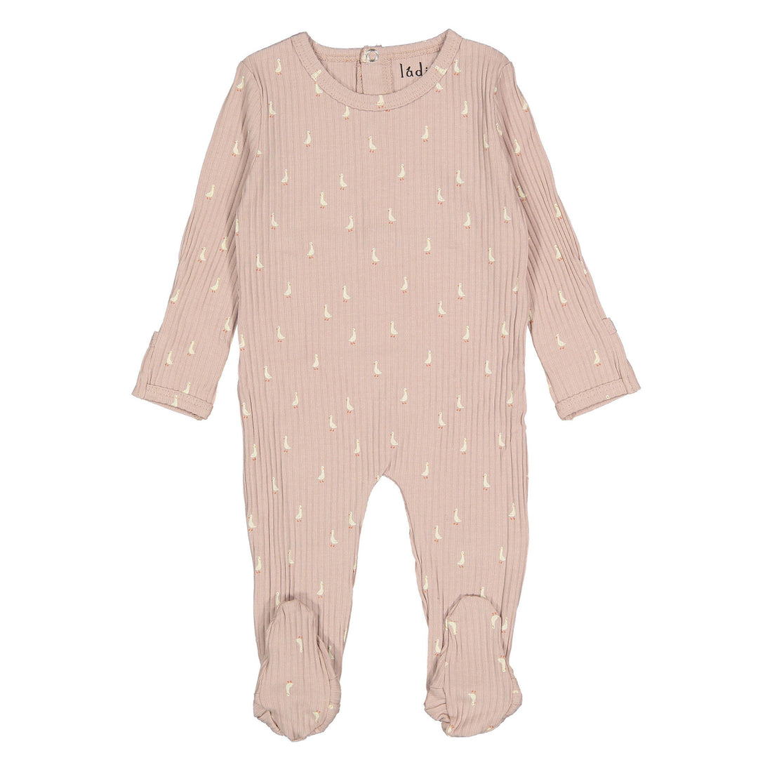 Ladida Layette Pink Goose Footie