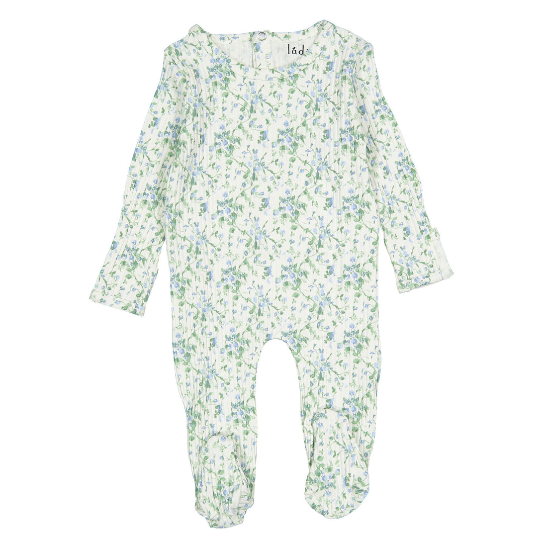 Ladida Layette Sky Bellflower Footie