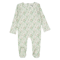 Ladida Layette Blush Bellflower Footie
