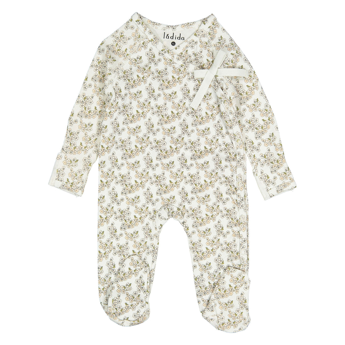Ladida Layette Peach Cherry Blossom Footie
