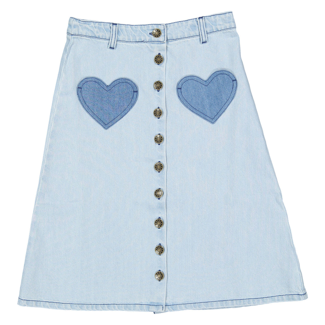 Louis Louise Denim Sylvia Long Skirt