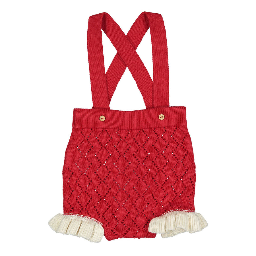 Birinit Cherry Openwork Straps Bloomer