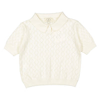 Birinit Ivory Openwork Biri Sweater