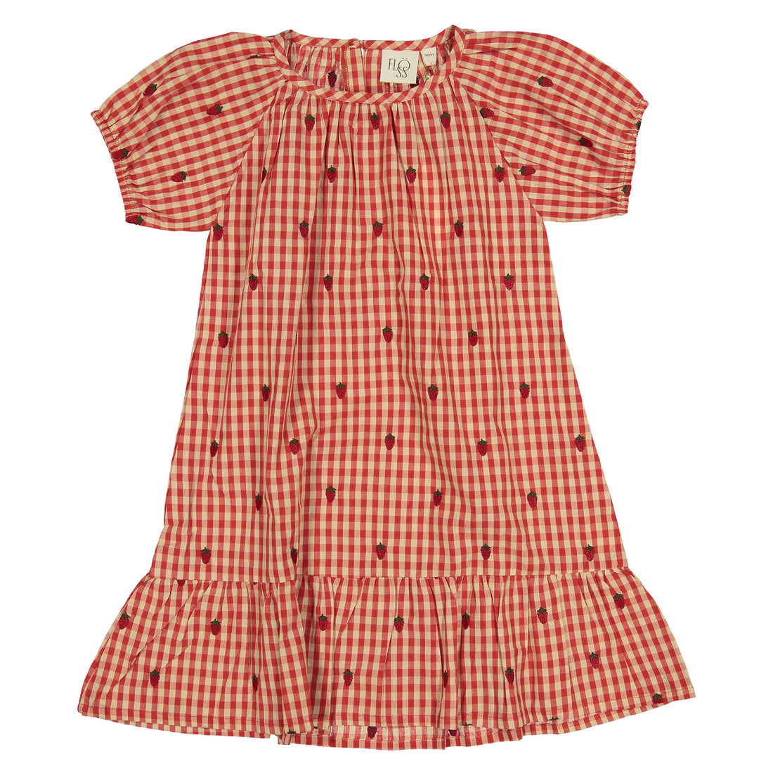 Floss Berry Gingham Molly Dress