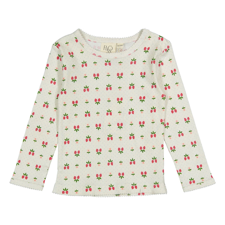 Floss Soft White Berry Sofia Tee