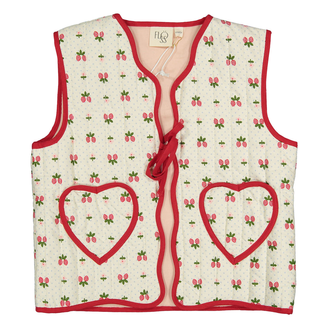 Floss Soft White Berry Sofia Vest