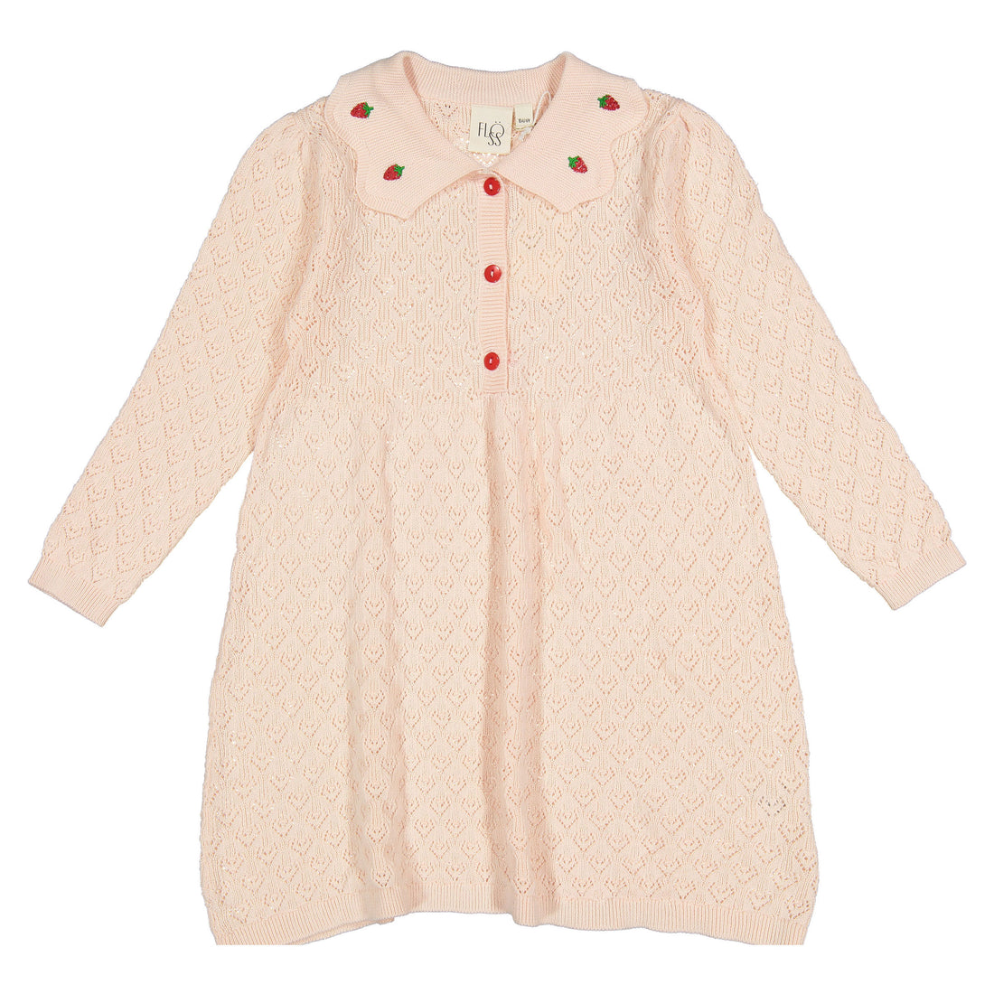 Floss Light Pink/Red Isabel Dress