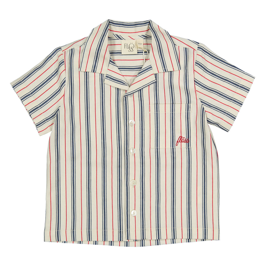 Floss Red/Blue Stripes Miles Shirt