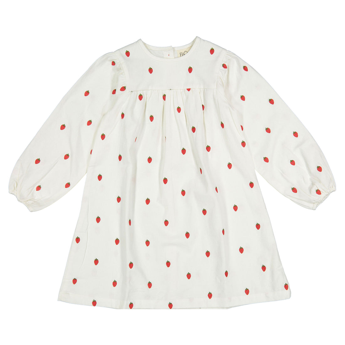 Floss White Denim Berry Cora Dress – Ladida