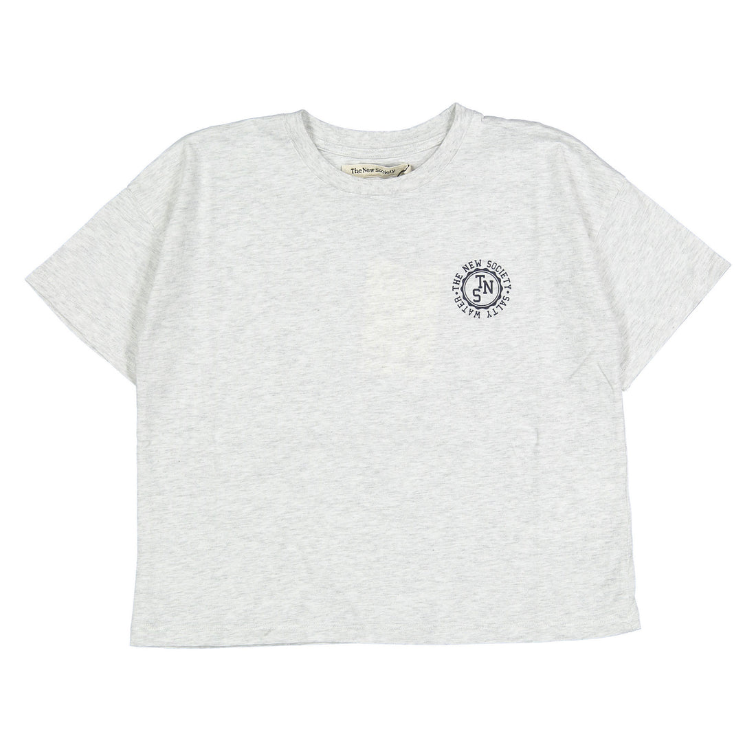 The New Society Grey Melange Reine Special Tee