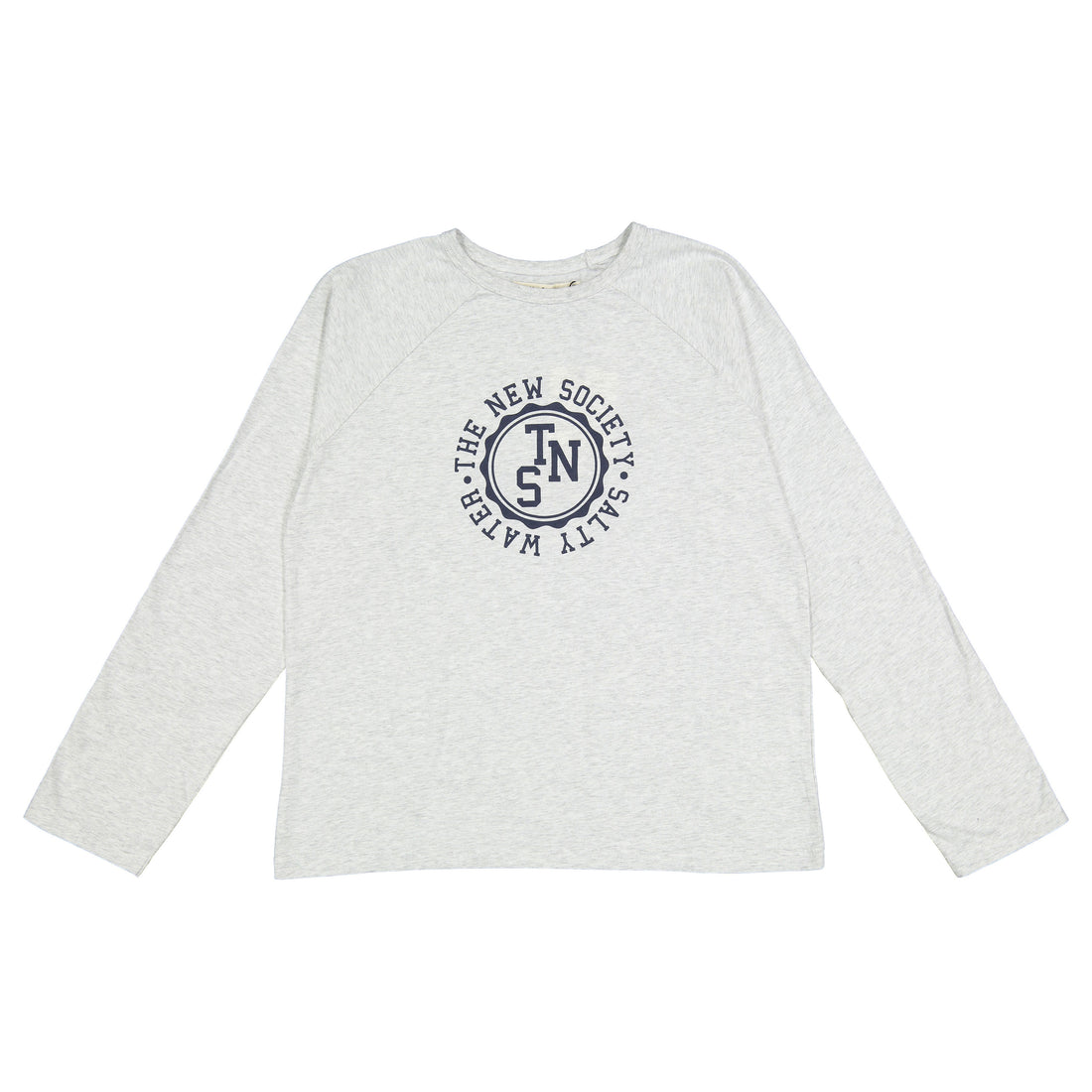 The New Society Grey Melange Reine Special T-Shirt