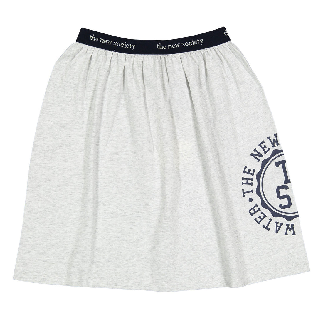 The New Society Grey Melange Reine Special Skirt