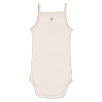 Bene Bene Pale Pink Baby Organic Scallop Spaghetti Bodysuit