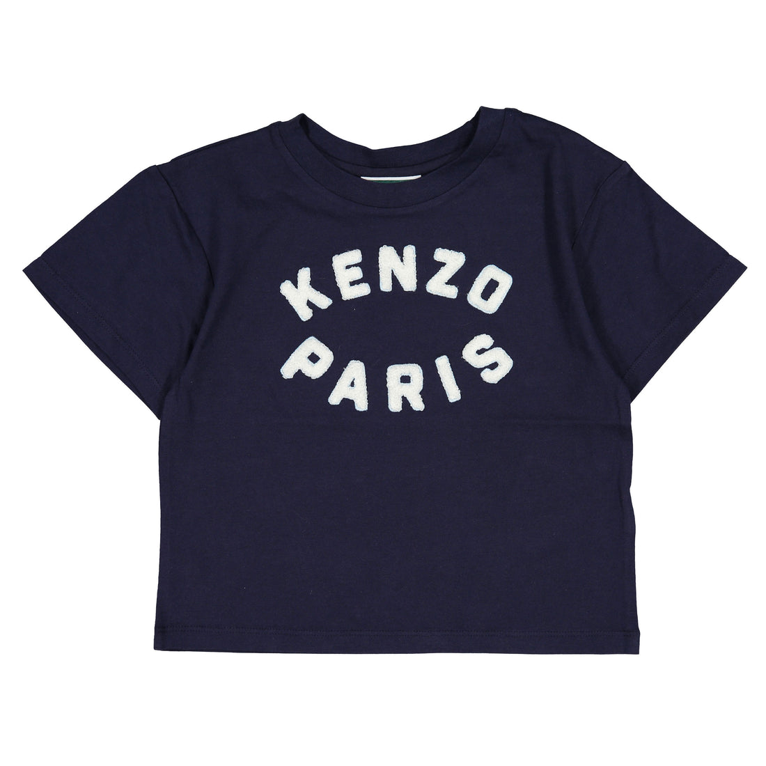Kenzo Navy Emroidered Logo Tee