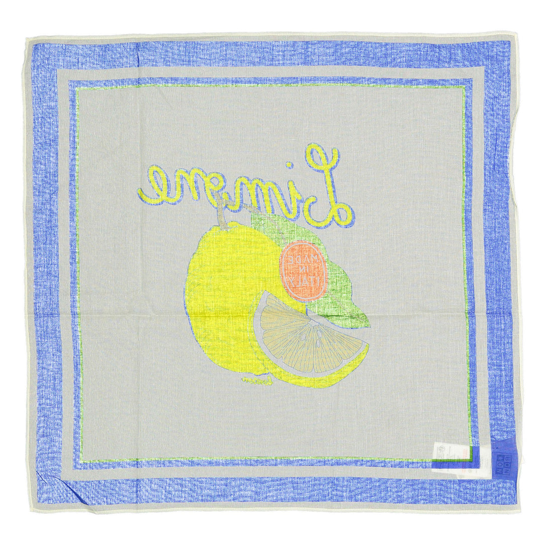 Bonton Ecru Limone scarf