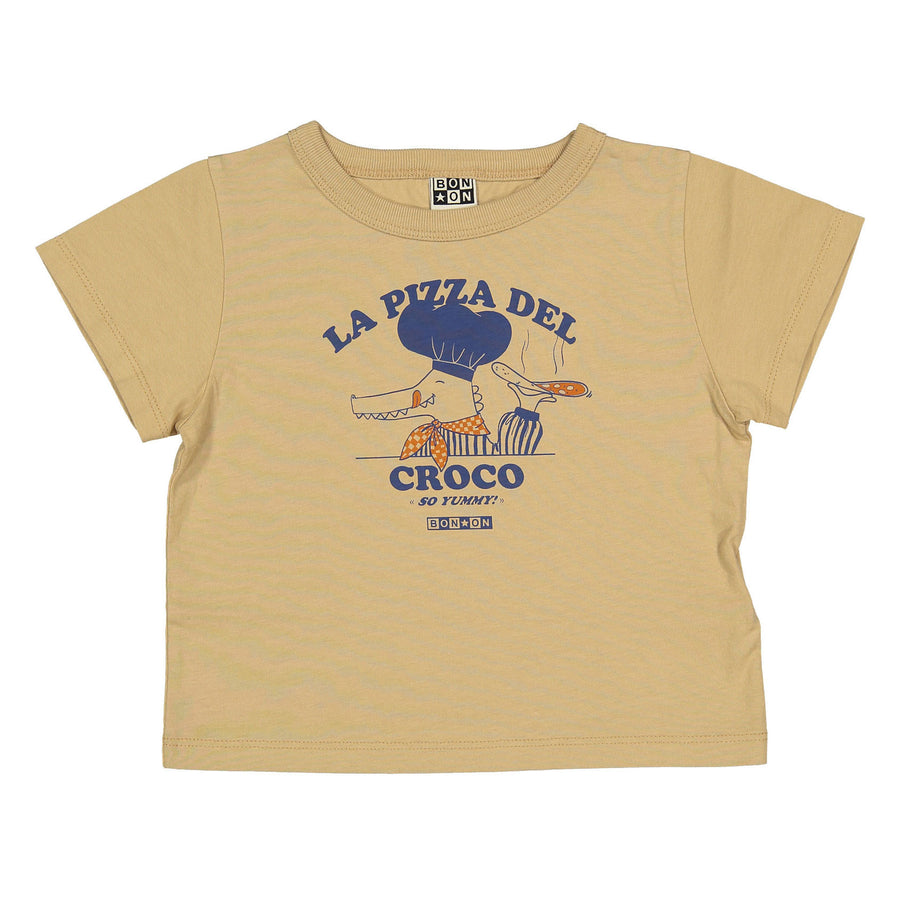 Bonton Beige Pizza Tubo Tee