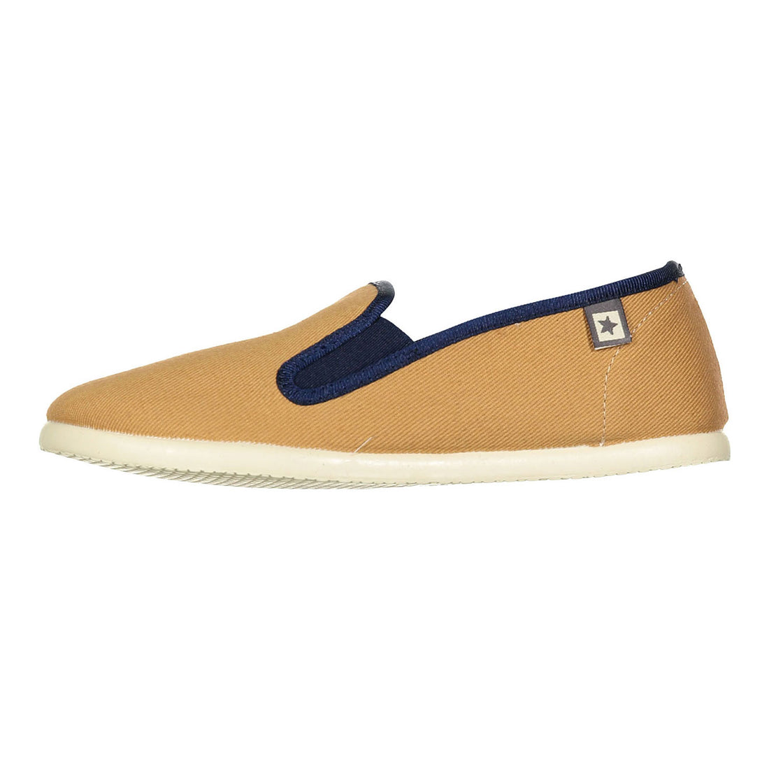 Bonton Beige Teddy John Smoking Flats