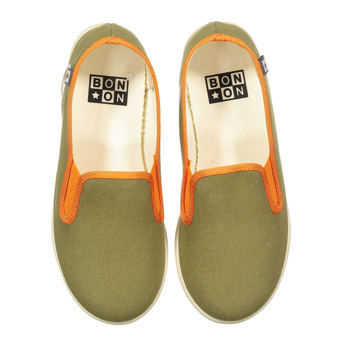 Bonton Kaki Green John Smoking Flats