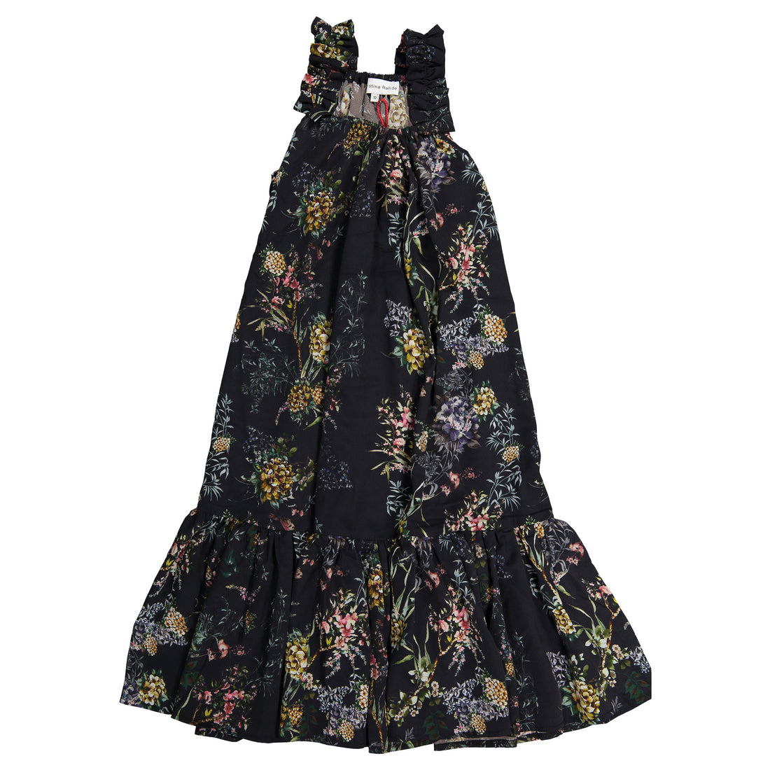 Christina Rohde Black Floral Dress