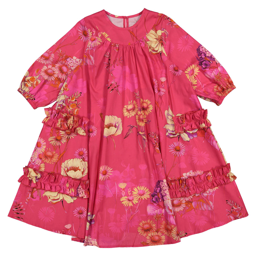 Christina Rohde Magenta Floral Dress