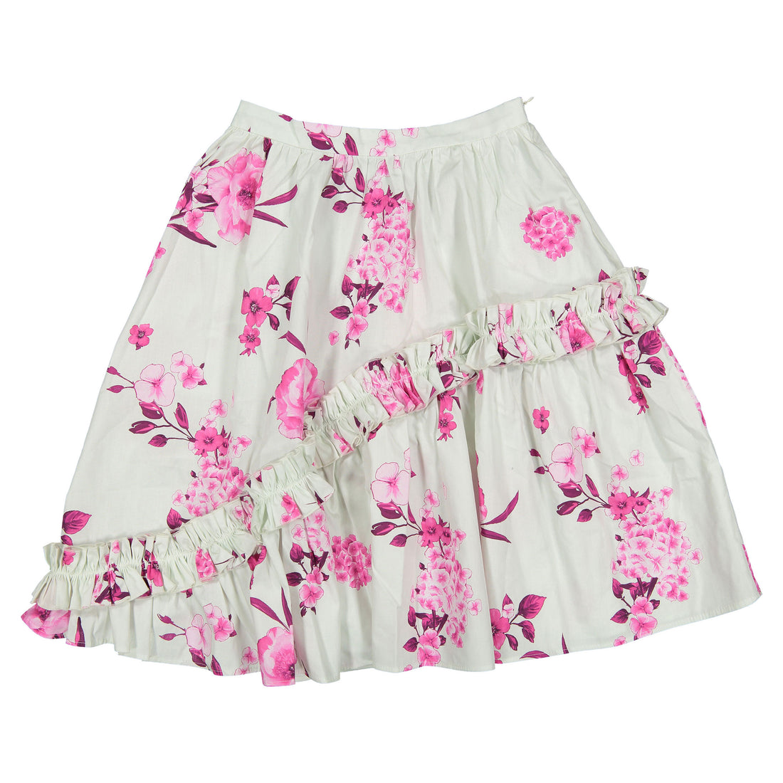 Christina Rohde Mint Floral Skirt
