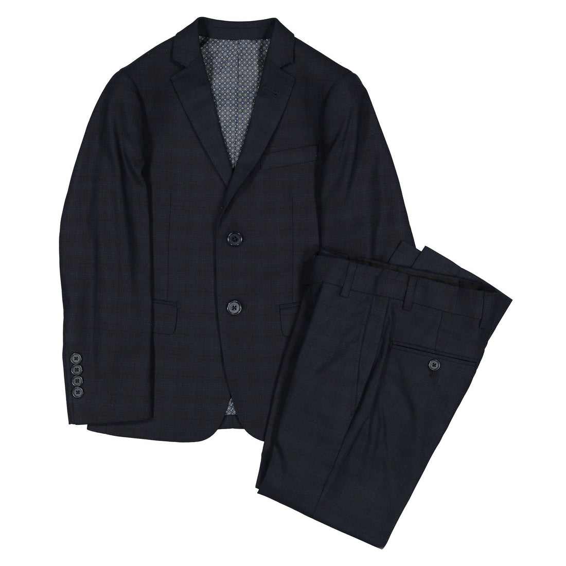 Boys and Arrows Navy Woven Extra Slim Suit
