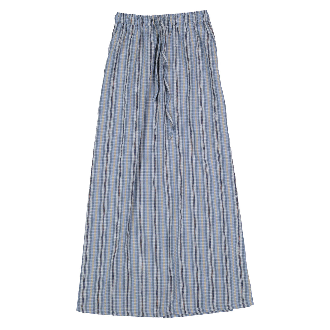 Ladida WKND Blue Pinstriped Maxi Skirt
