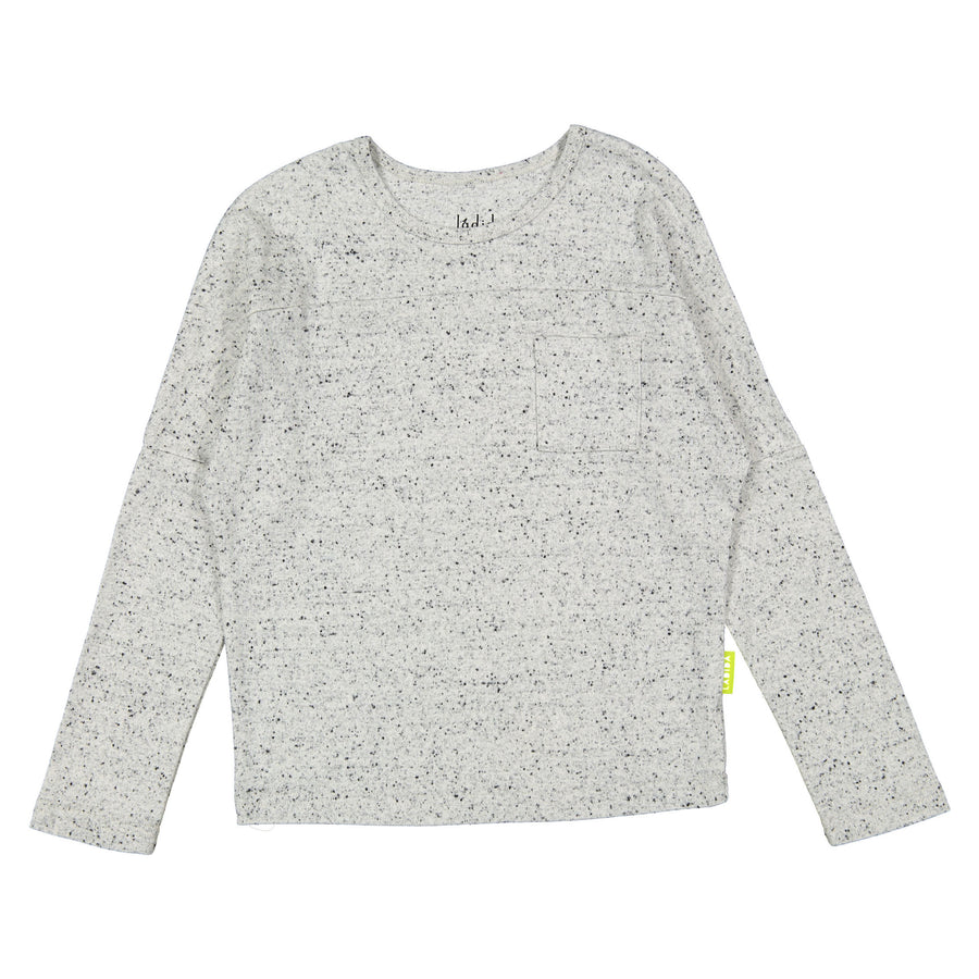 Ladida WKND Light Grey Speckled Tee