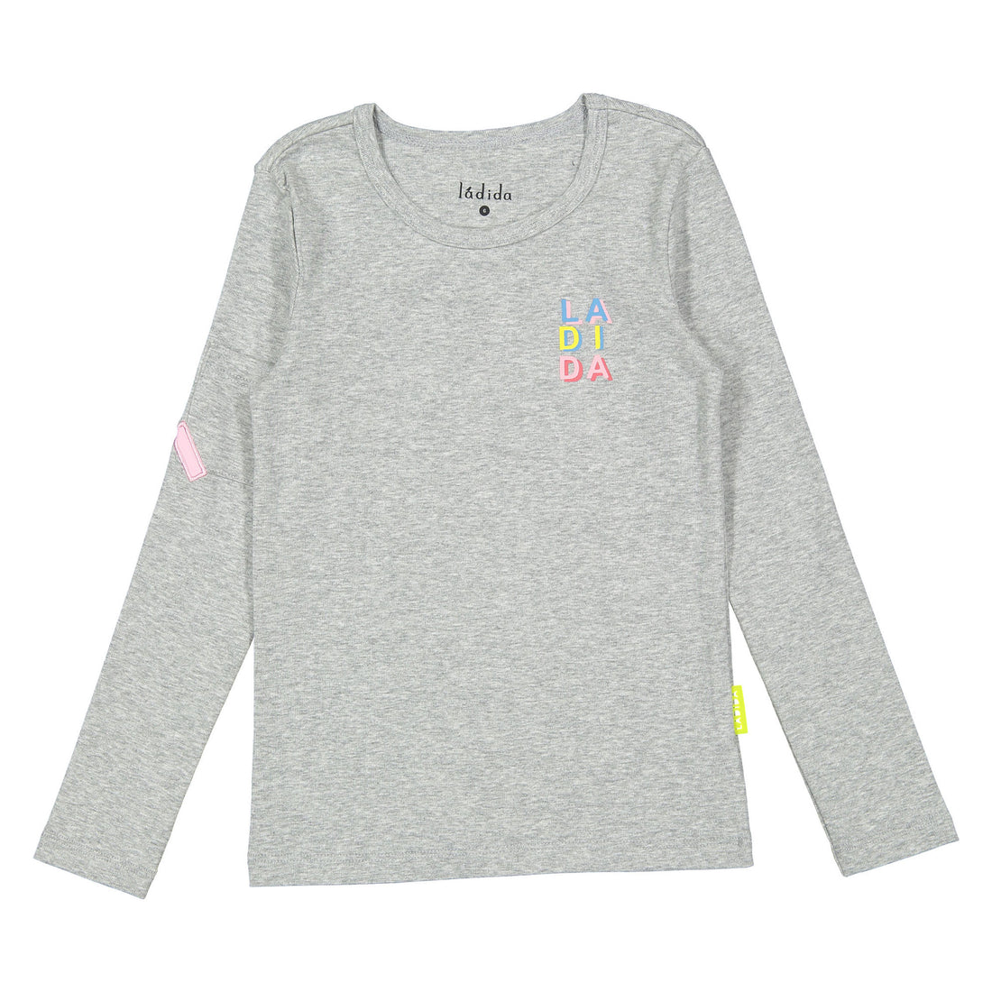 Ladida WKND Heather Grey Logo Tee
