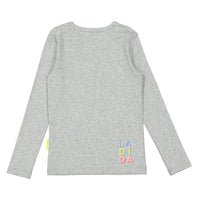 Ladida WKND Heather Grey Logo Tee
