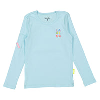 Ladida WKND Blue Logo Tee