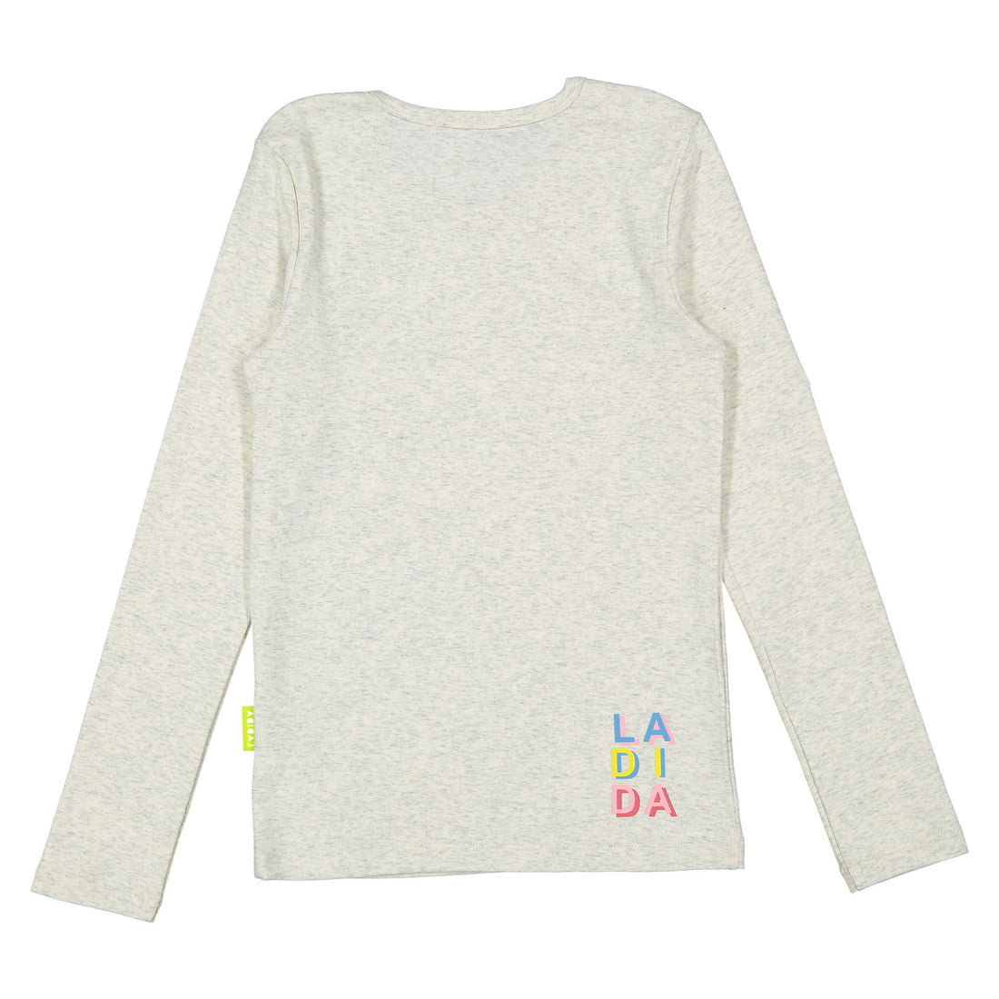 Ladida WKND Heathered Oatmeal Logo Tee