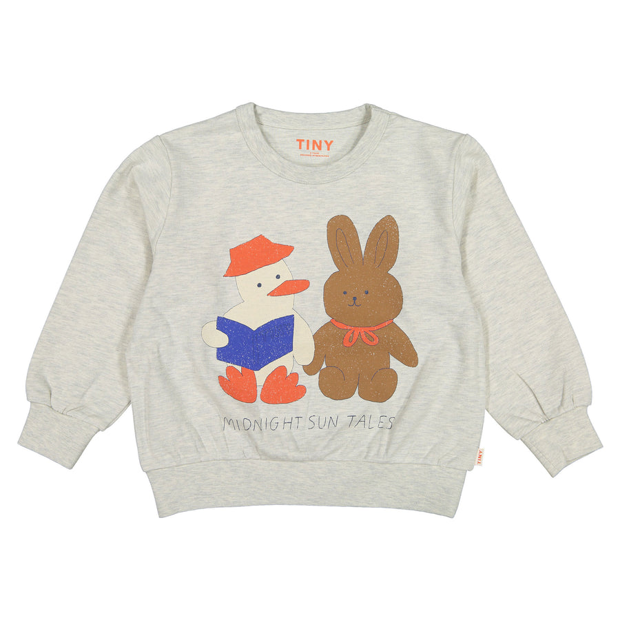 Tiny Cottons Cream Readers Graphic Sweatshirt