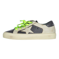 Golden Goose White/Dark Blue May Nappa Sneaker