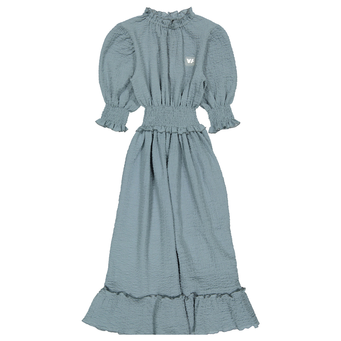 Venera Arapu Blue Crunchy Candy Maxi Dress