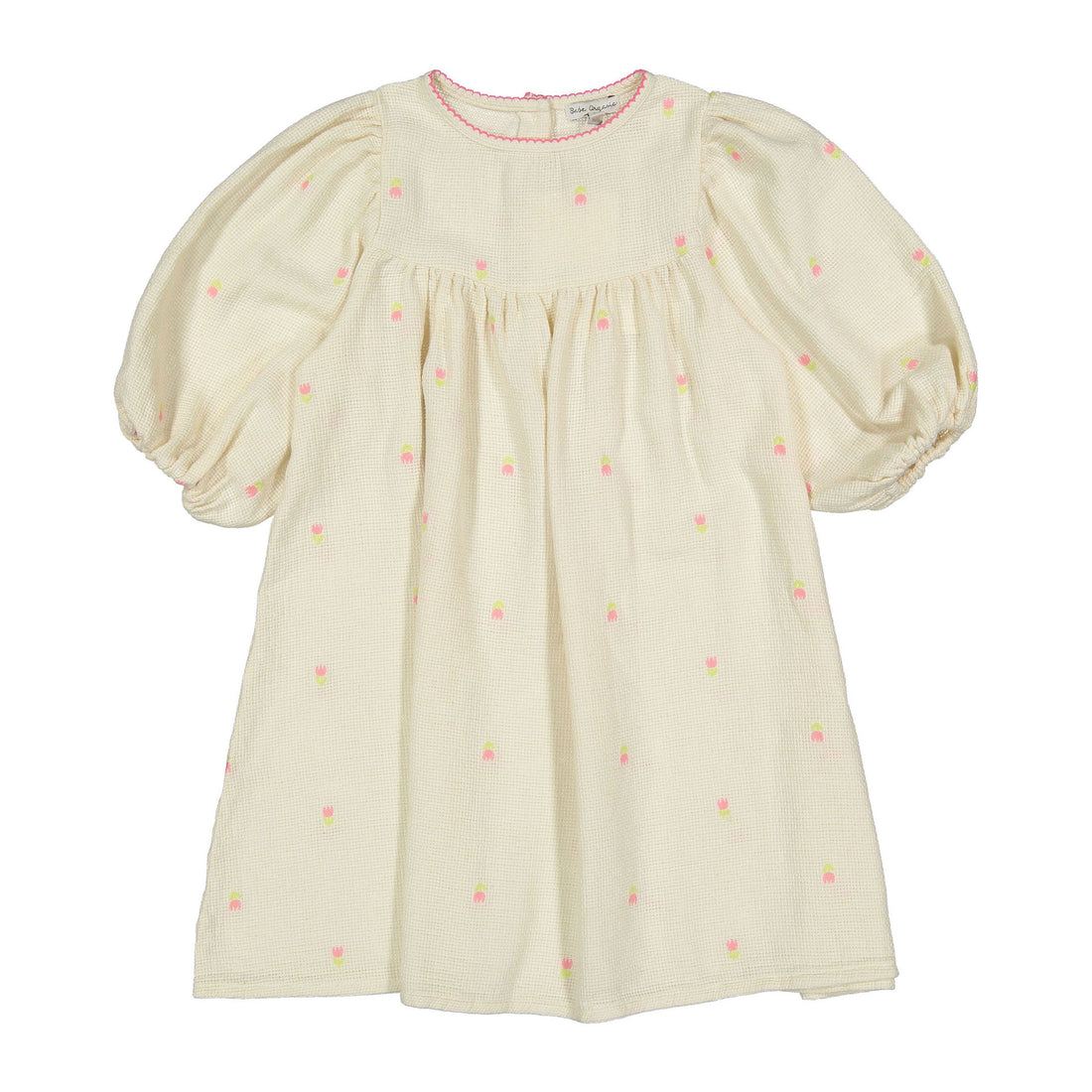 Bebe Organic Signature Tulips Delilah 3/4 Sleeves Dress