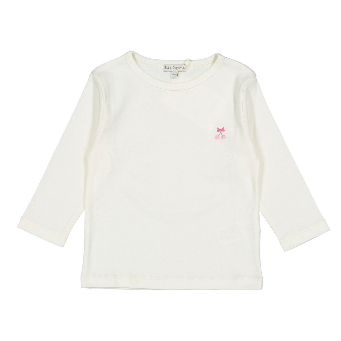 Bebe Organic Cherry Rib Cerise Tee