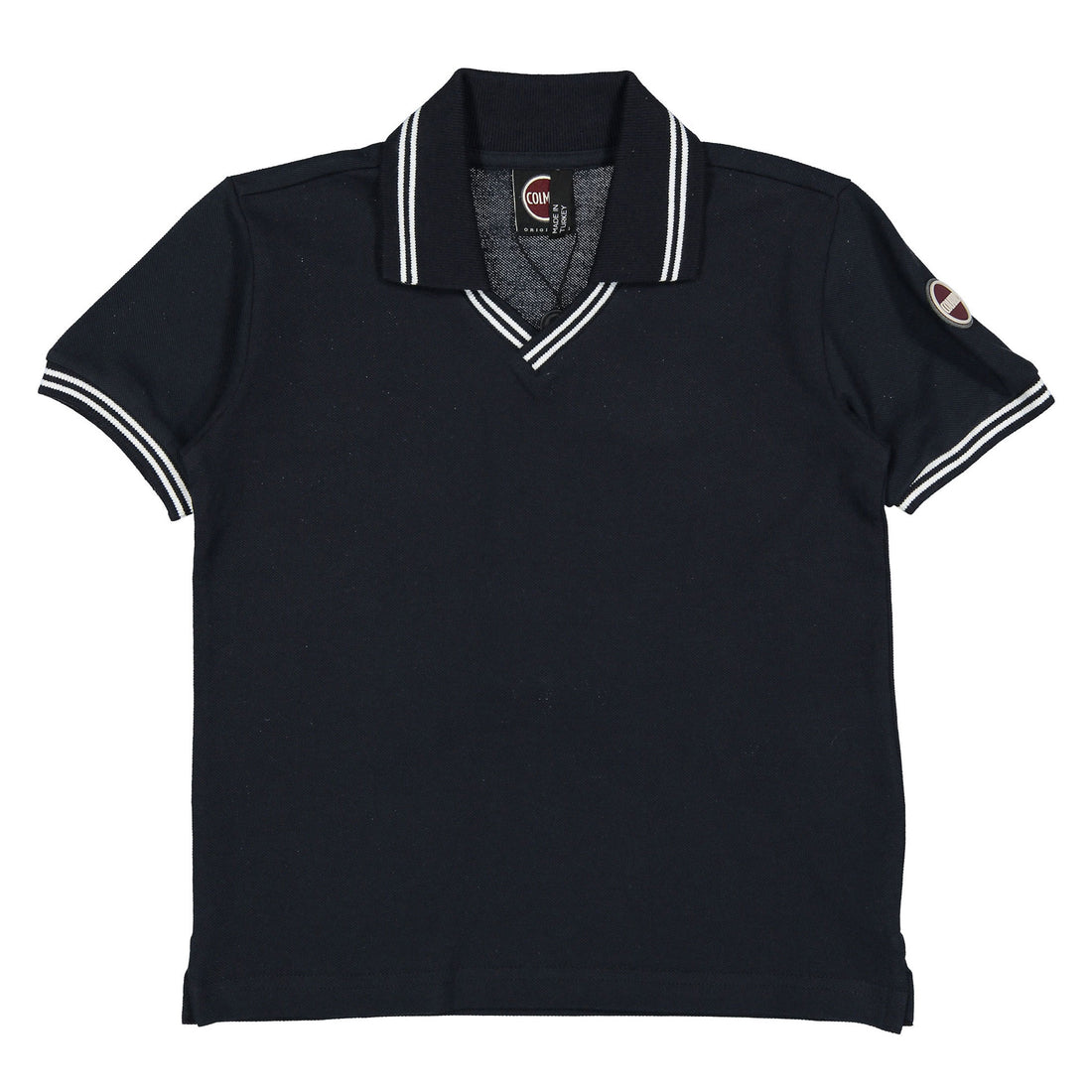 Colmar Navy Blue Collar Trim V Polo