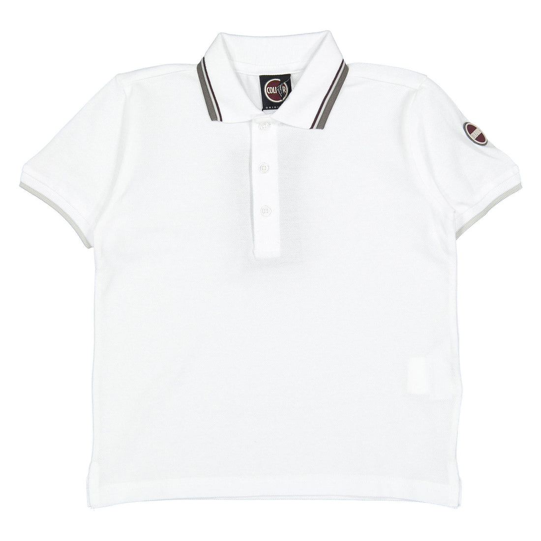 Colmar Bianco Coconut Collar Trim Polo